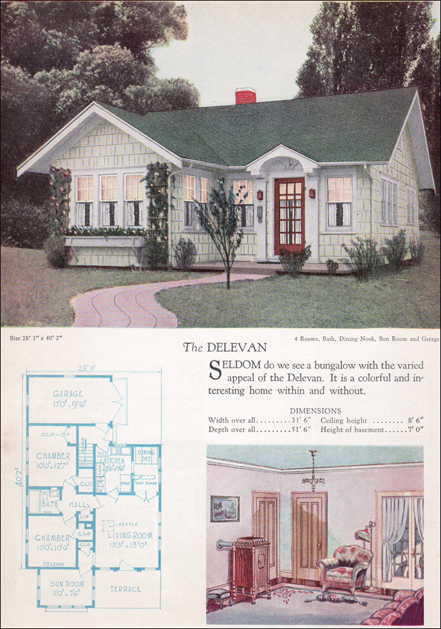 1928 Home Builders Catalog - Delevan