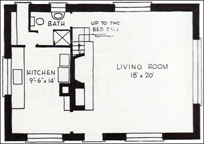 1941 Log House Plan